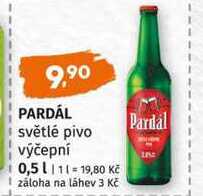 PARDÁL světlé pivo výčepní 0,5l