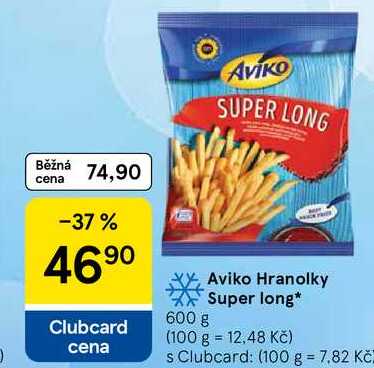 Aviko Hranolky Super long, 600 g
