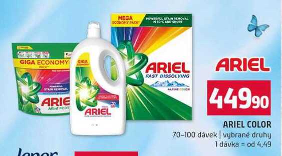 ARIEL COLOR 70-100 dávek vybrané druhy Terno