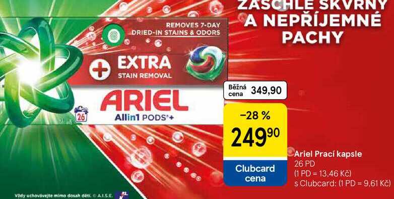 Ariel Prací kapsle, 26 PD