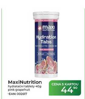 MaxiNutrition hydratační tablety 40g pink grapefruit