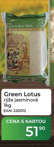 Green Lotus rýže jasmínová 1kg 