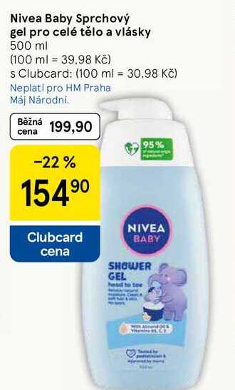 Nivea Baby Sprchový gel pro celé tělo a vlásky, 500 ml