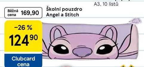 Školní pouzdro Angel a Stitch