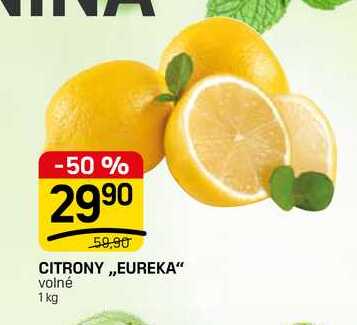 CITRONY,,EUREKA" volné 1 kg