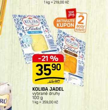 KOLIBA JADEL vybrané druhy 100 g