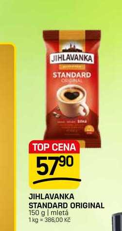 JIHLAVANKA STANDARD ORIGINAL 150 g | mletá