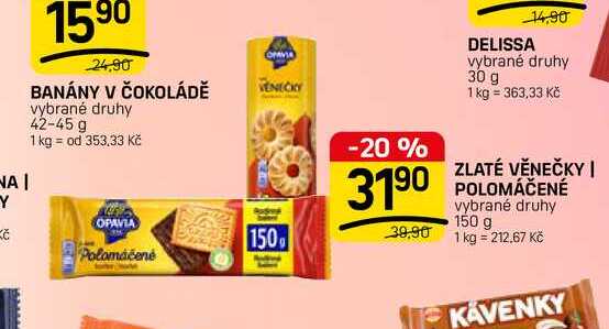 ZLATÉ VĚNEČKY | POLOMAČENÉ vybrané druhy 150 g