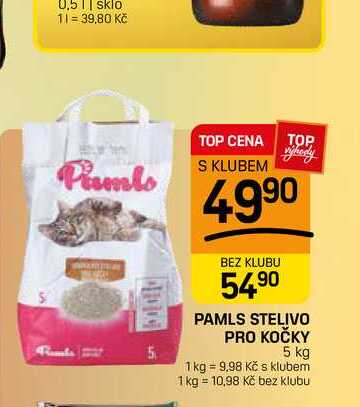 PAMLS STELIVO PRO KOČKY 5 kg