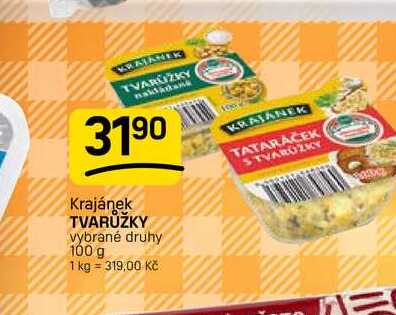 TVARŮŽKY vybrané druhy 100 g