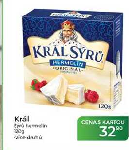 Král Sýrů hermelin 120g