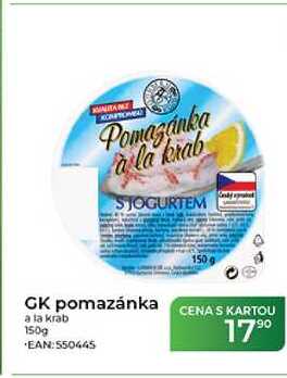 GK pomazánka a la krab 150g