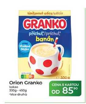 Orion Granko kakao 330g-450g  