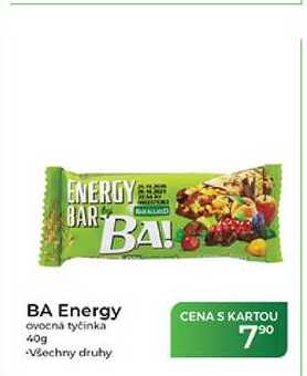 BA Energy ovocná tyčinka 40g