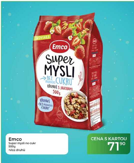 Emco Super mysli no cukr 500g