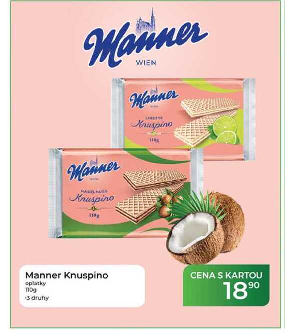 Manner Knuspino oplatky 110g