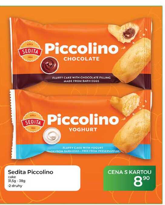 Sedita Piccolino cake 31,5g-38g