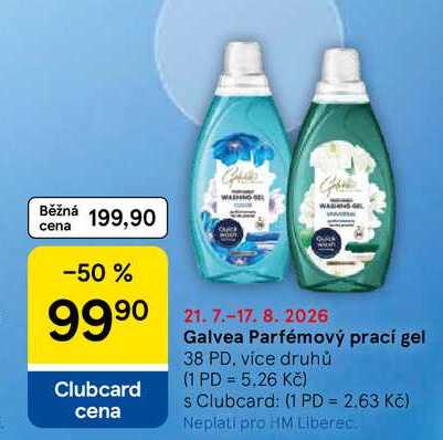 Galvea Parfémový prací gel, 38 PD 