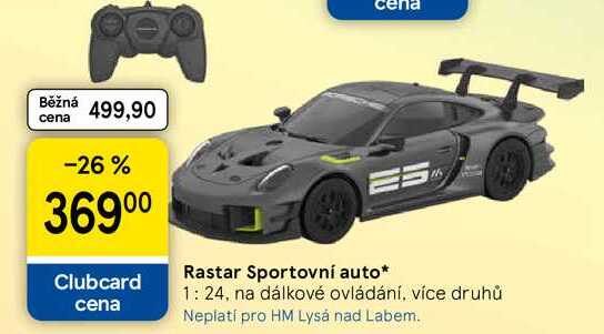 Rastar Sportovní auto, 1:24, na dálkové ovládání, více druhů Tesco
