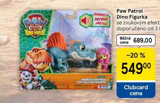 Paw Patrol Dino Figurka se zvukovým efekt Tesco