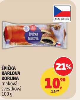ŠPIČKA KARLOVA KORUNA maková, 100 g