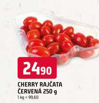 CHERRY RAJČATA ČERVENÁ 250 g