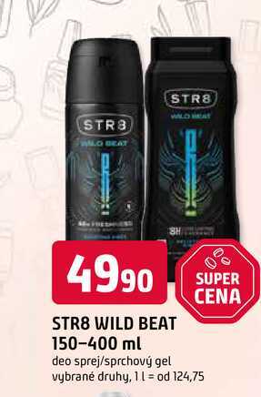 STR8 WILD BEAT 150-400 ml Trefa