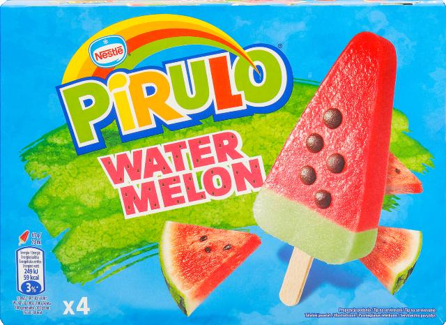 PIRULO zmrzlina s příchutí meloun & jablko