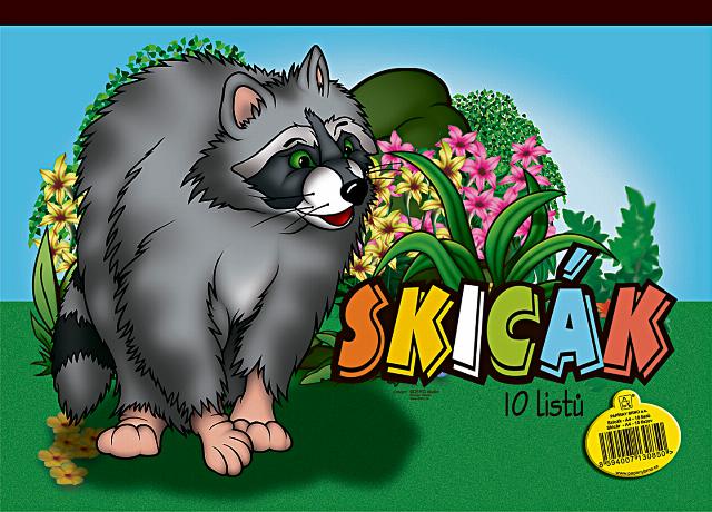 Skicák A4 10 listů