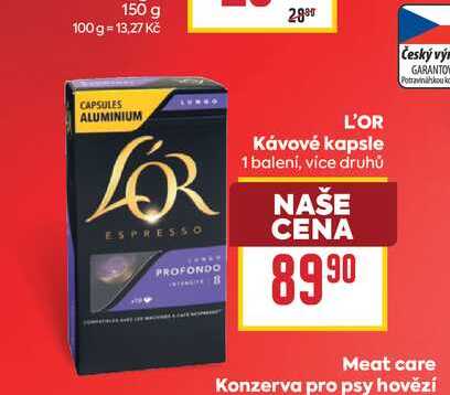 L'OR Kávové kapsle 1 balení