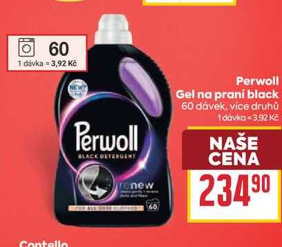 Perwoll Gel na praní black 60 dávek