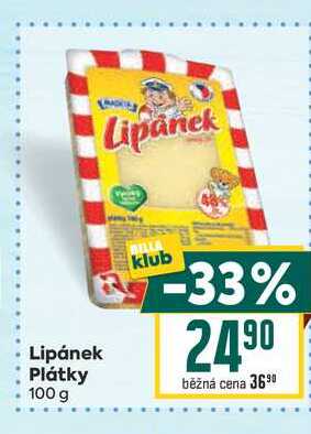 Lipánek Plátky 100 g