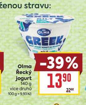 Olma Řecký jogurt 140 g