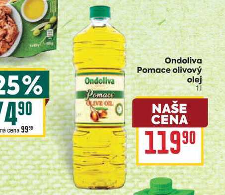 Ondoliva Pomace olivový olej 1l