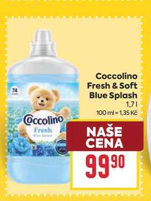 Coccolino Fresh & Soft Blue Splash 1,7l