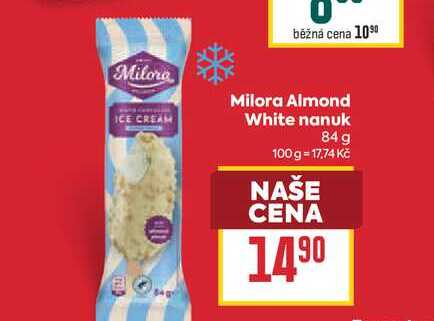 Milora Almond White nanuk 84 g