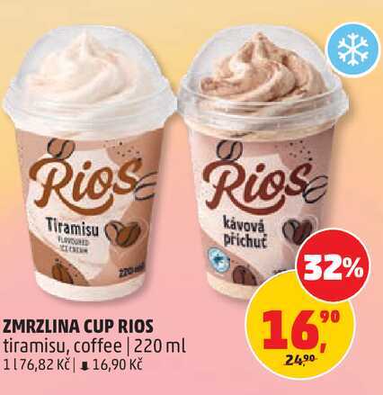 ZMRZLINA CUP RIOS tiramisu, 220 ml