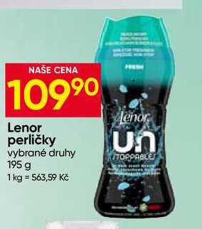 Lenor perličky vybrané druhy 195 g