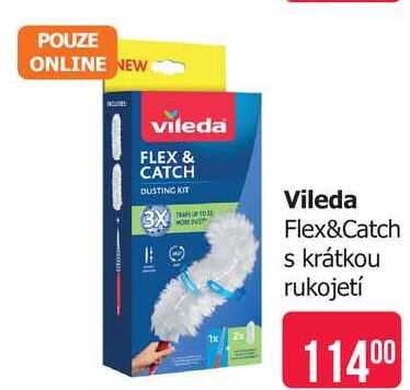Vileda Flex&Catch s krátkou rukojetí Teta drogerie