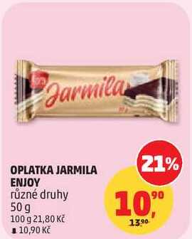 OPLATKA JARMILA ENJOY různé druhy, 50 g