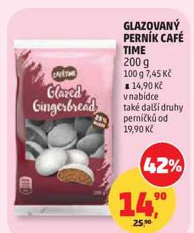 GLAZOVANÝ PERNÍK CAFÉ TIME, 200 g