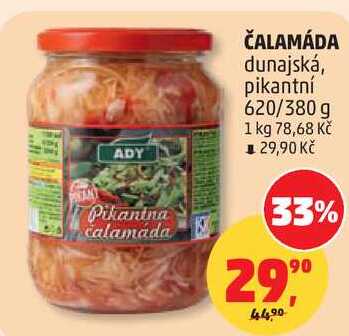 ČALAMÁDA dunajská, 620/380 g