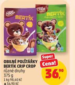 OBILNÉ POLŠTÁŘKY BERTÍK CRIP CROP, 375 g  