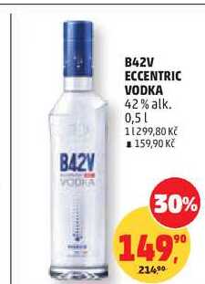 B42V ECCENTRIC VODKA 42% alk., 0,5 l