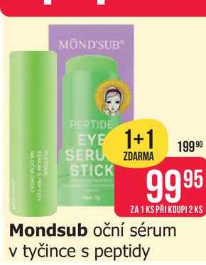 Mondsub oční sérum tyčince s peptidy Teta drogerie