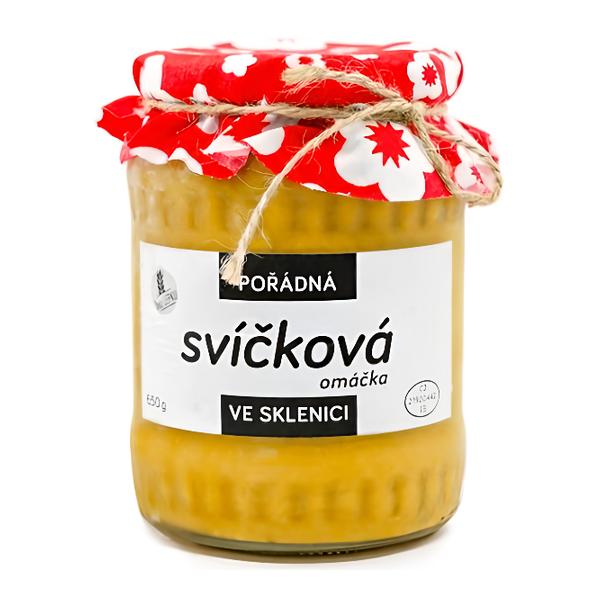 Pořádně ve sklenici Svíčková omáčka