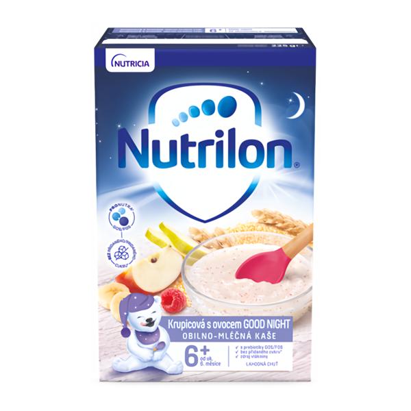 Nutrilon Pronutra® Krupicová kaše s ovocem Good Night 6+