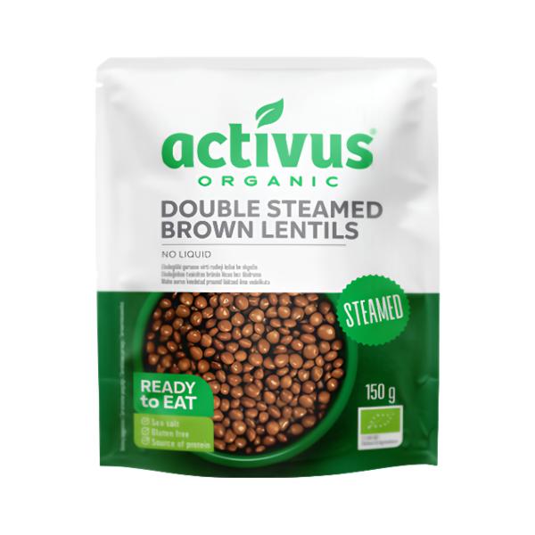 Activus ORGANIC hnědá čočka bez nálevu