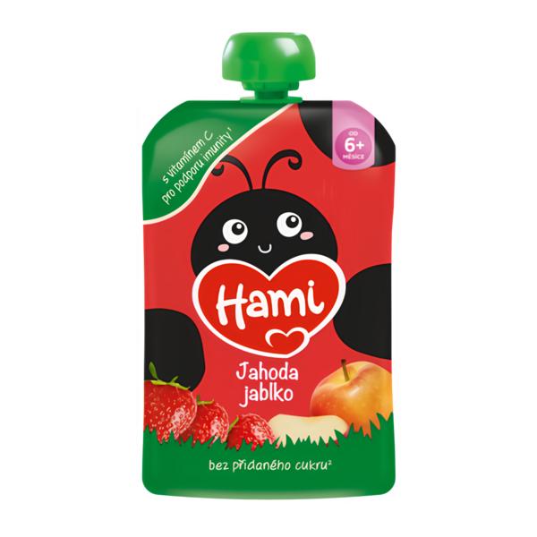 Hami Příkrm Jablko, banán a jahoda Košík.cz