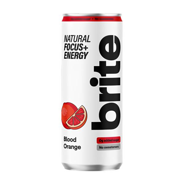 Brite Natural Focus Energy Drink - Blood Orange